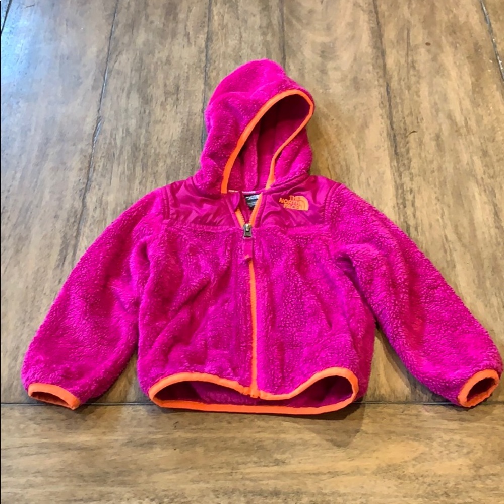 Hot Pink The North Face Fleece Jacket